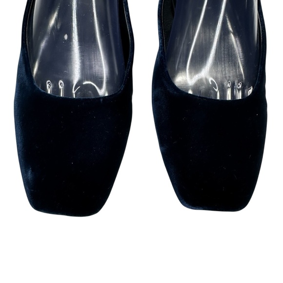 AEYDE Navy Uma Velvet Mary-Jane Ballerina Flats. Sz: EU39/US 8.0 - Picture 6 of 12